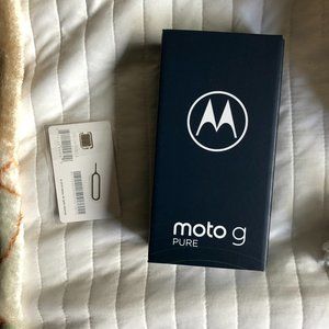 NEW Motorola Moto G Pure - 32GB - Deep Indigo (Unlocked) (Single SIM)